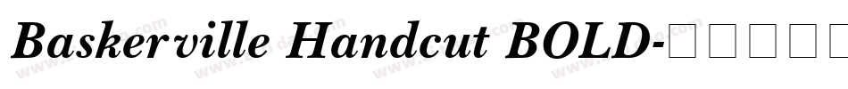 Baskerville Handcut BOLD字体转换